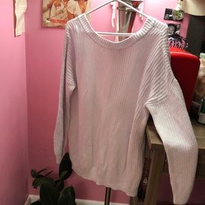 White backless top from Forever 21, Large.